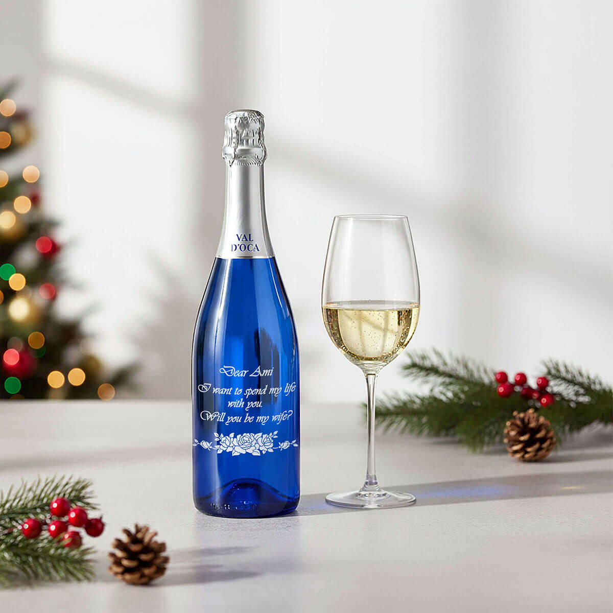 レリーフボトルの名入れギフト