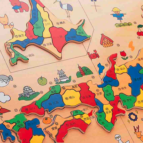 木箱日本地図パズル 1