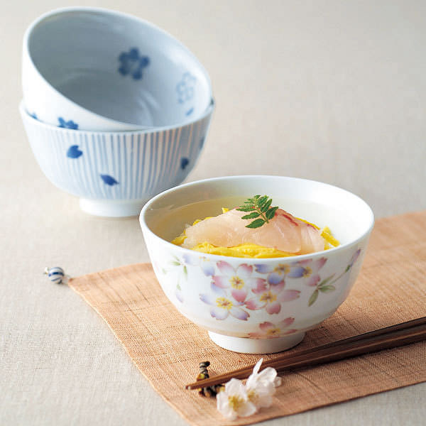 宇野千代 絵変り 籠入飯茶碗揃 0