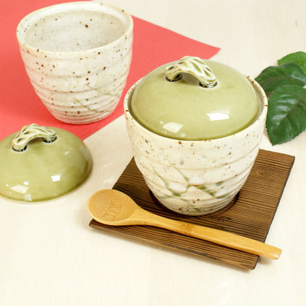 織部掛け 蒸碗揃 3