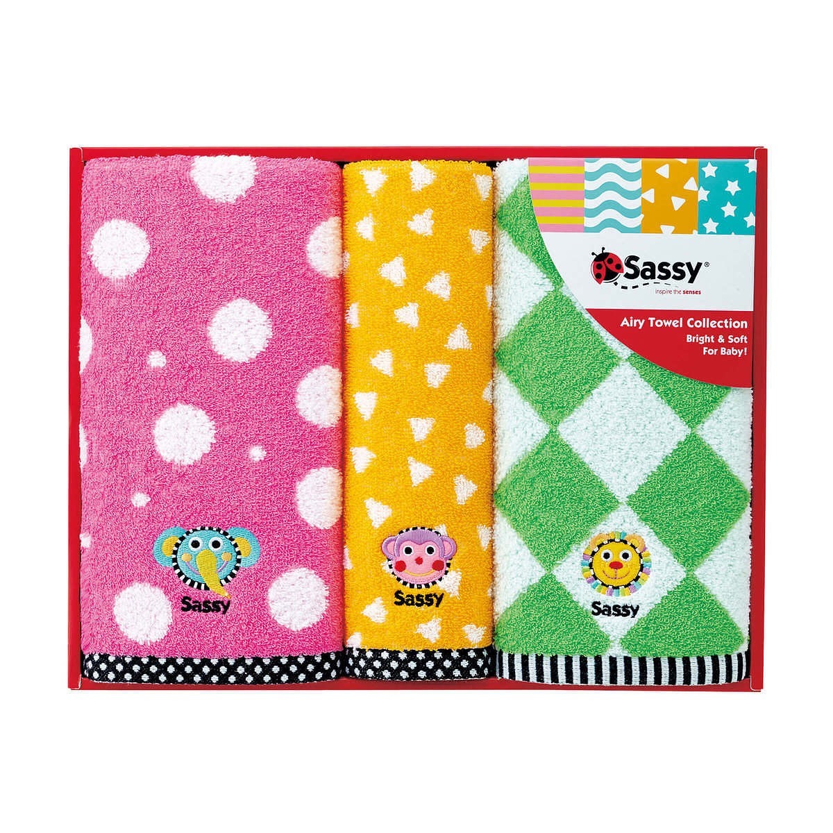 サッシー フェイス・ウォッシュタオルセット