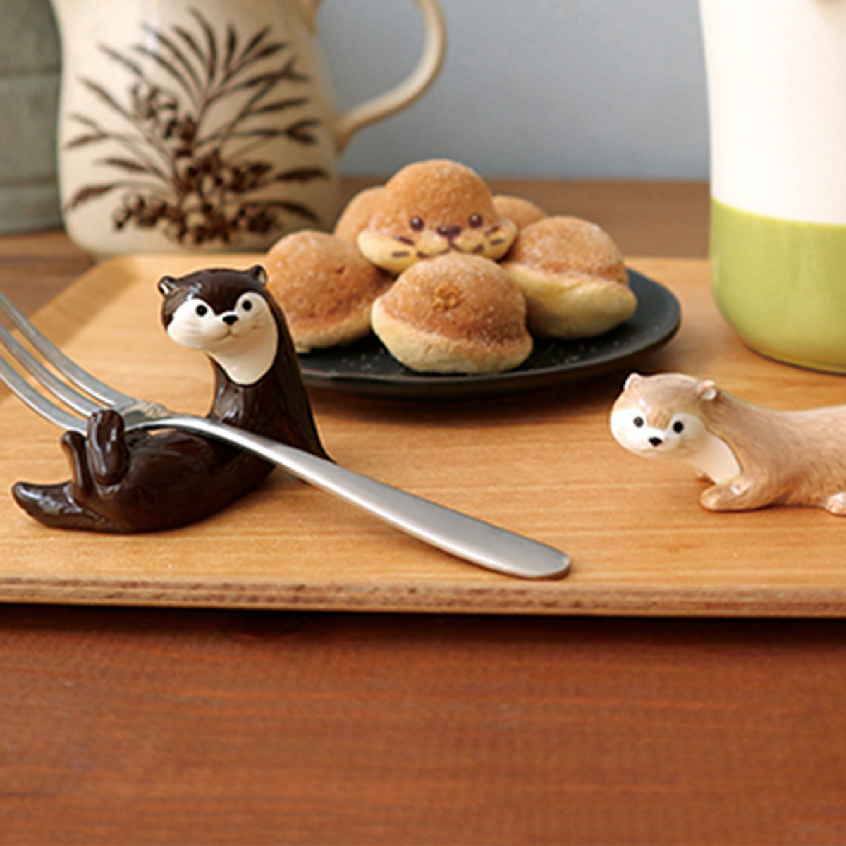 カワウソカフェ カワウソマグ＆スプーン チョコ 7