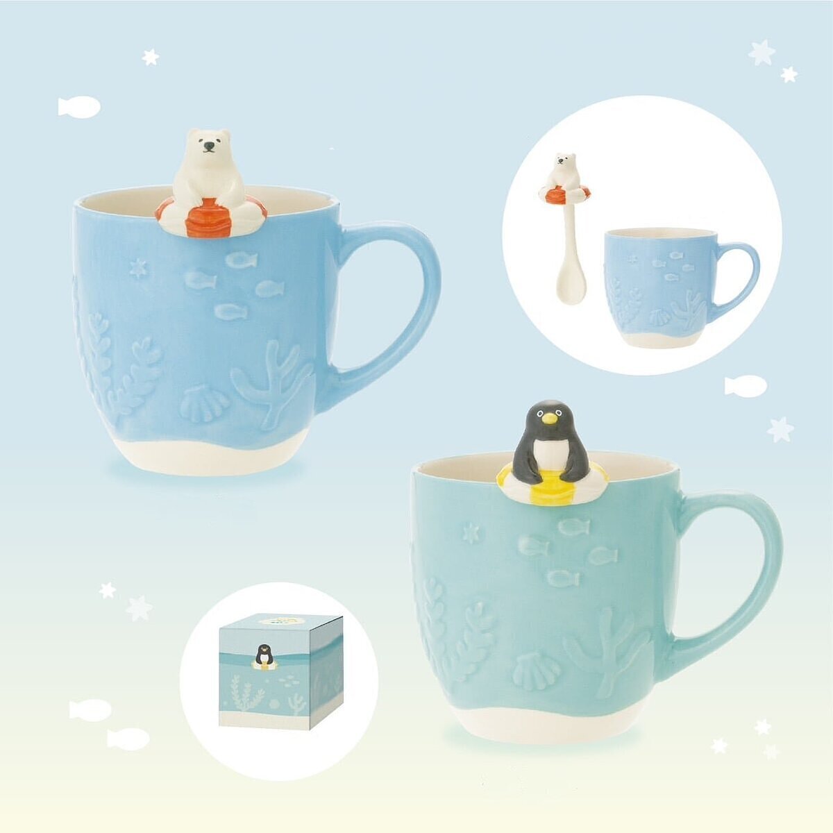 浮き輪スプーン＆海中マグ シロクマ 1