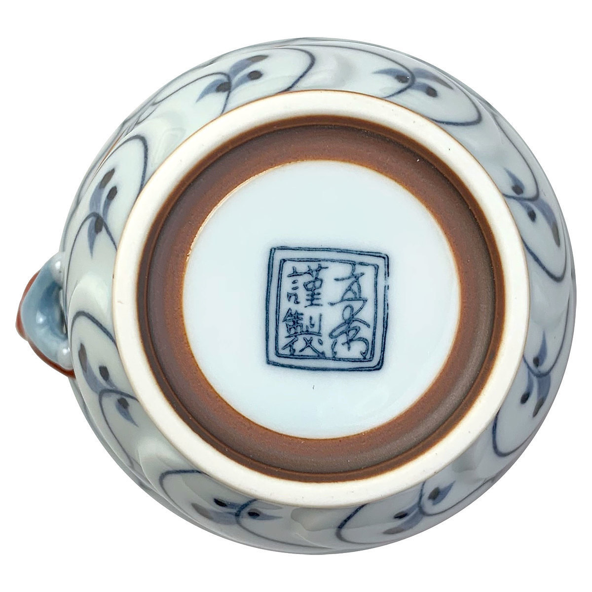 彫煎茶 割草花 一閑人 ブルー 2