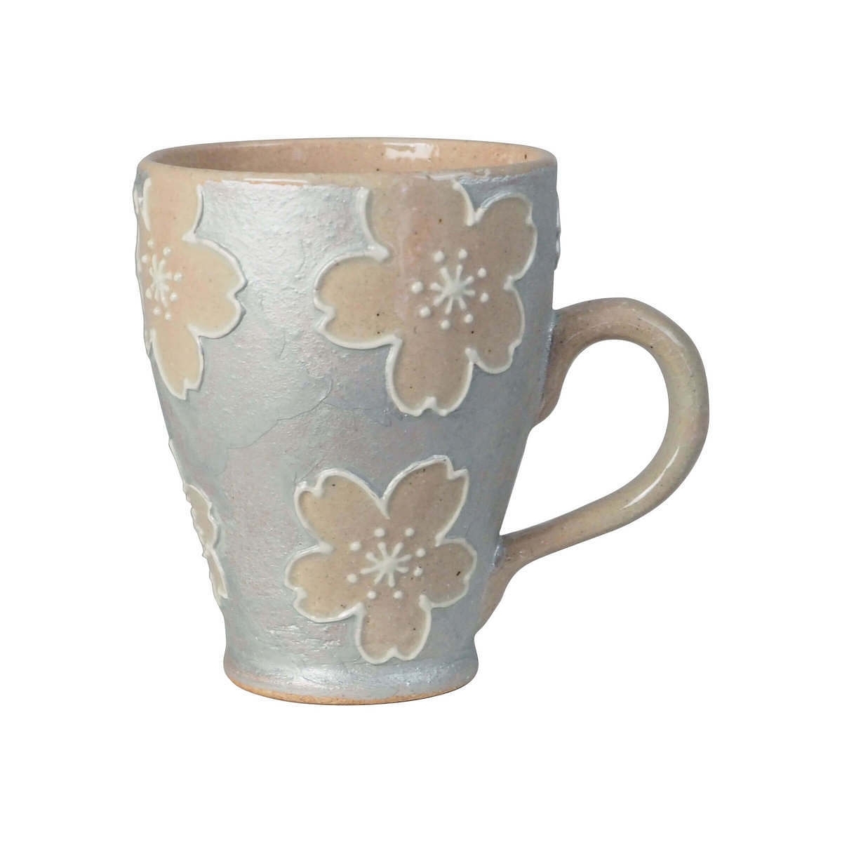 利左ヱ門 利左桜 マグカップ シルバー