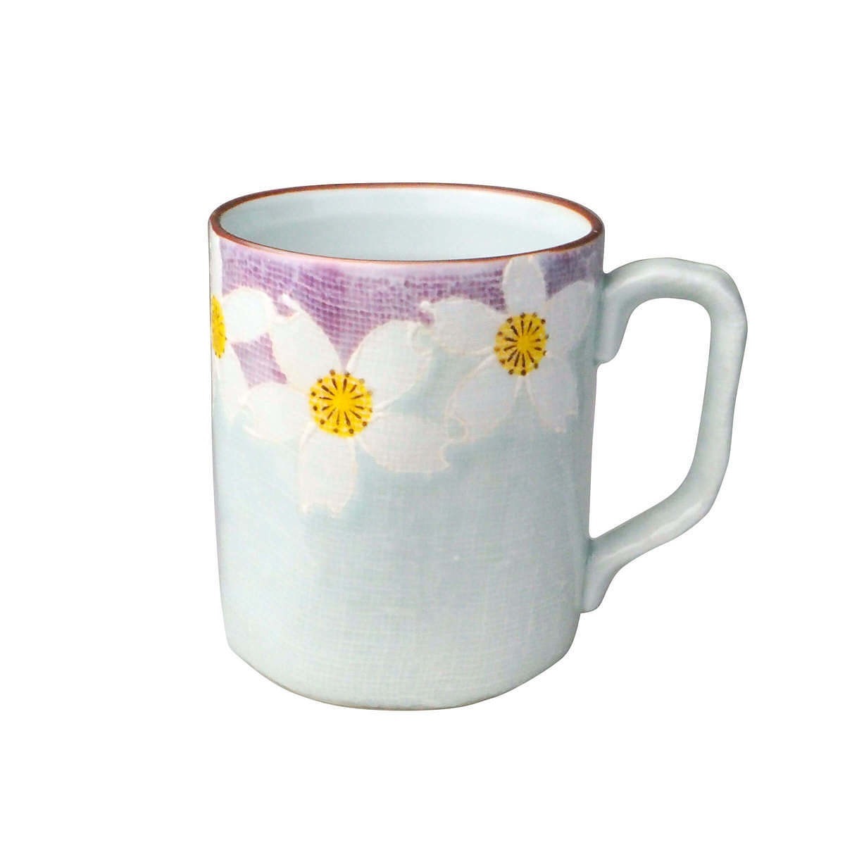 山下 一珍花 マグカップ 紫