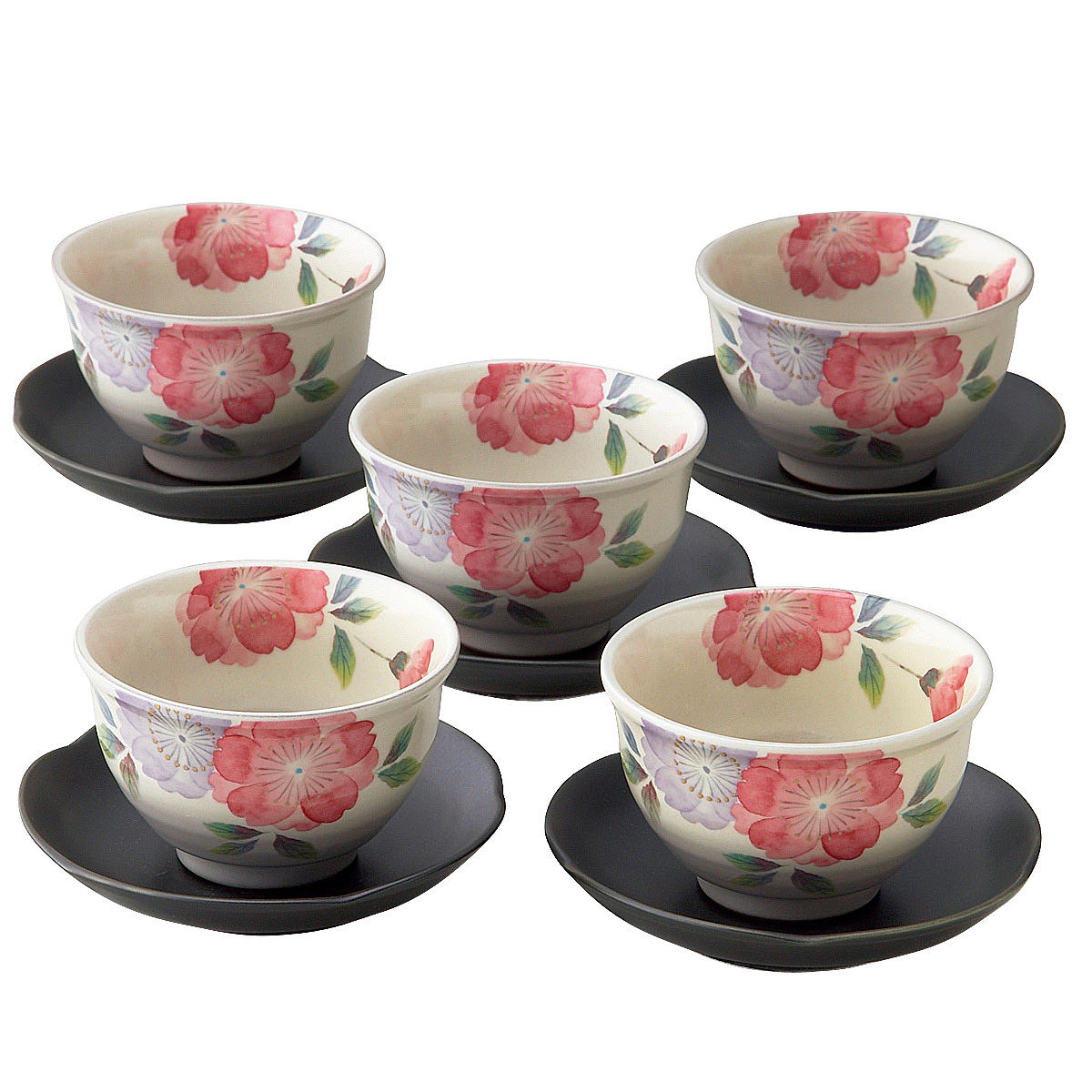 撫松庵 三春桜 茶菓揃