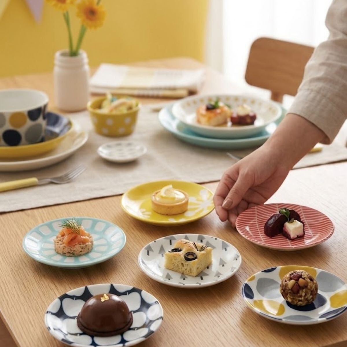 北欧小皿 6枚セット 木箱入り 1