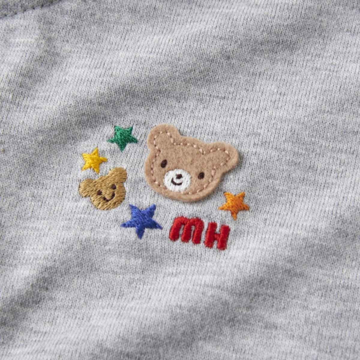ミキハウス ベビー おでかけポンチョ ピンク 6