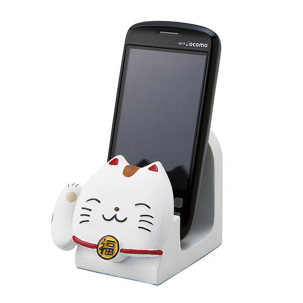 Lucky Cat 招き猫 ケータイスタンド 0