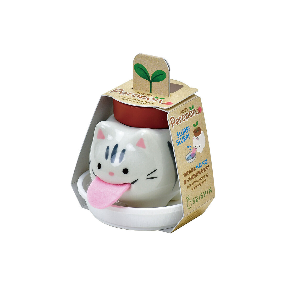 ペロポン サバトラ バジル