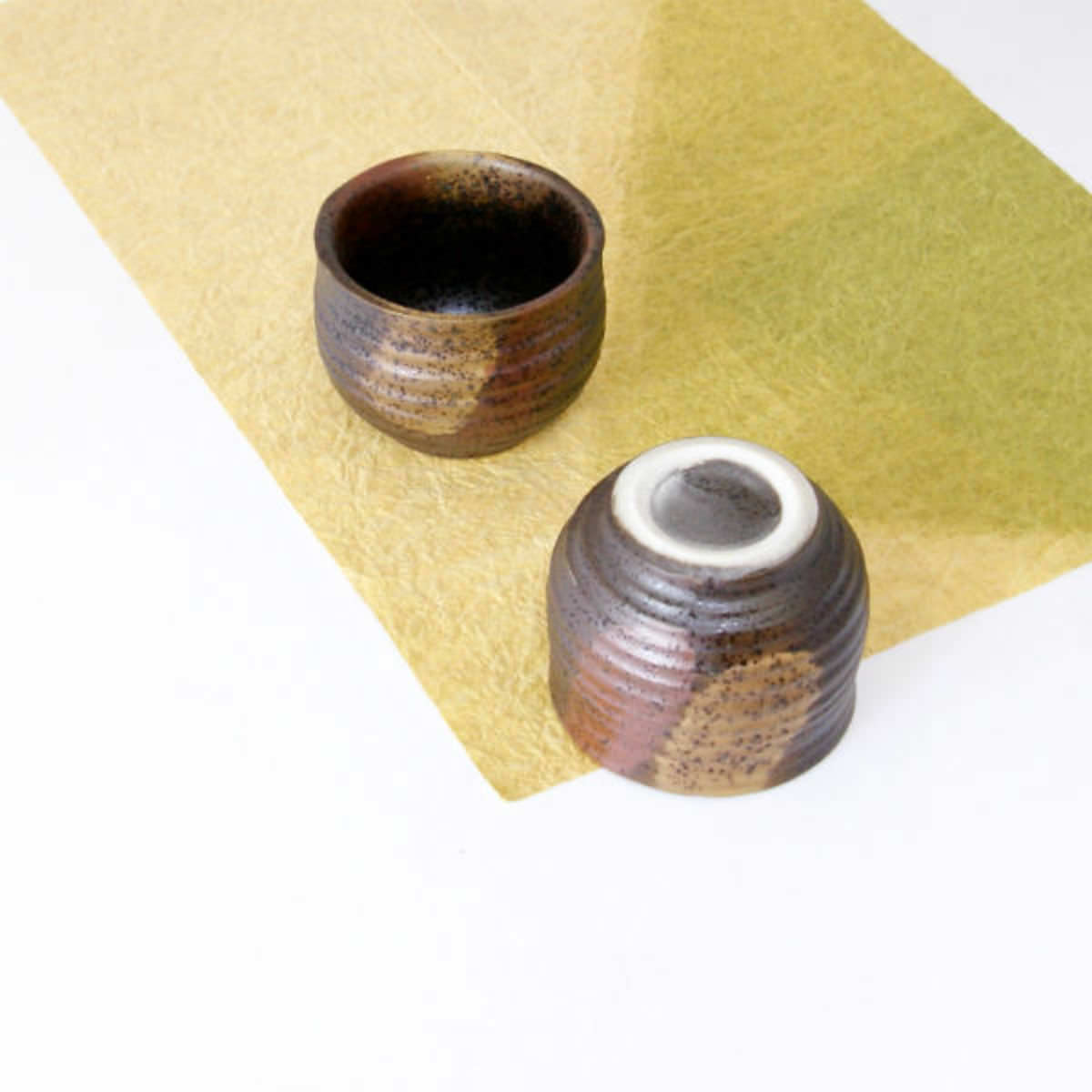 三色備前酒器セット 2