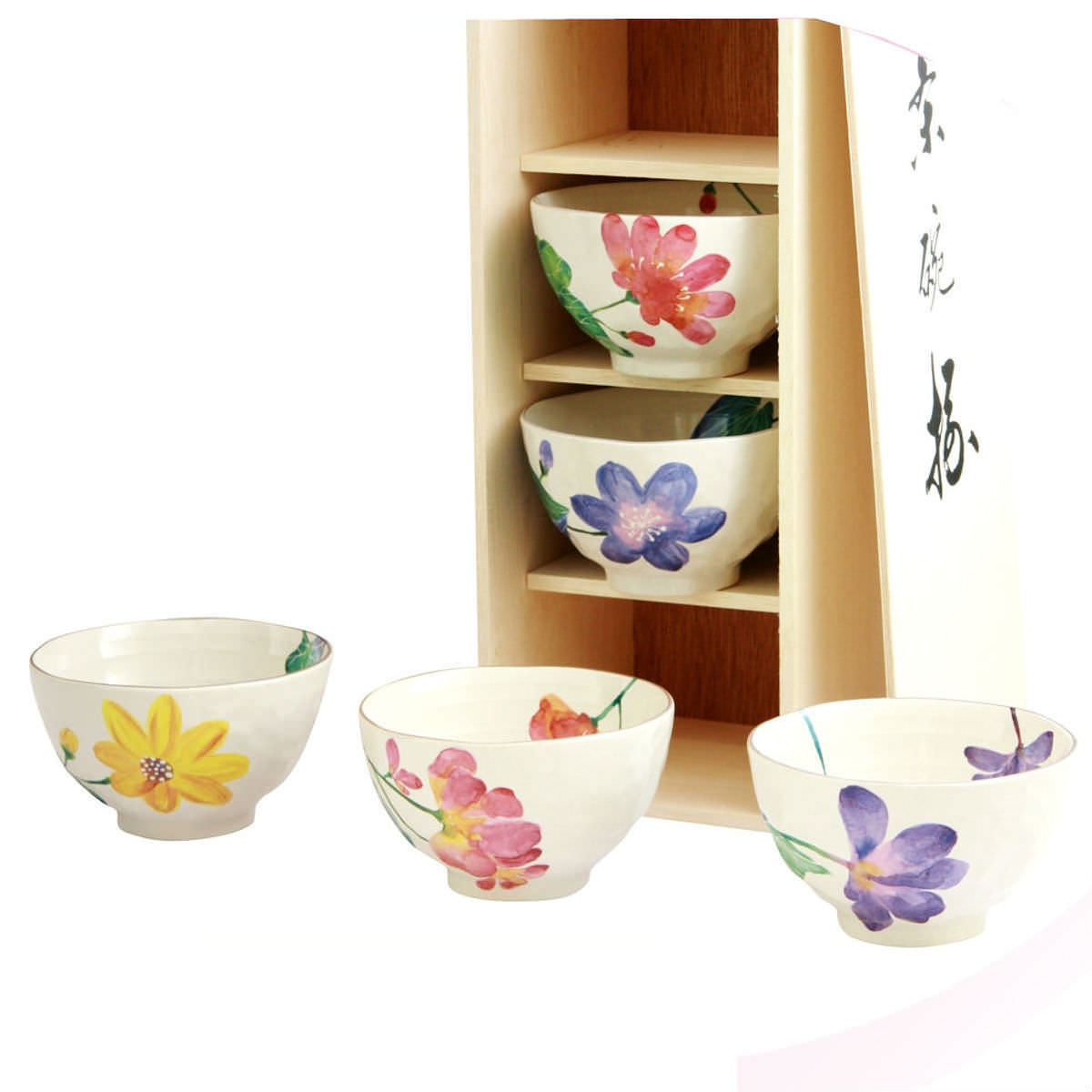 花いちりん 飯碗揃