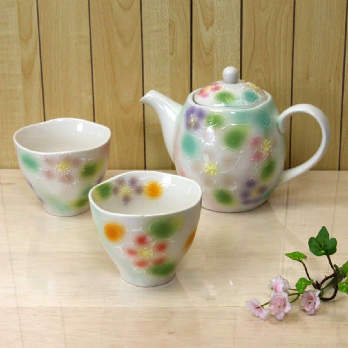 彩り ポット茶器