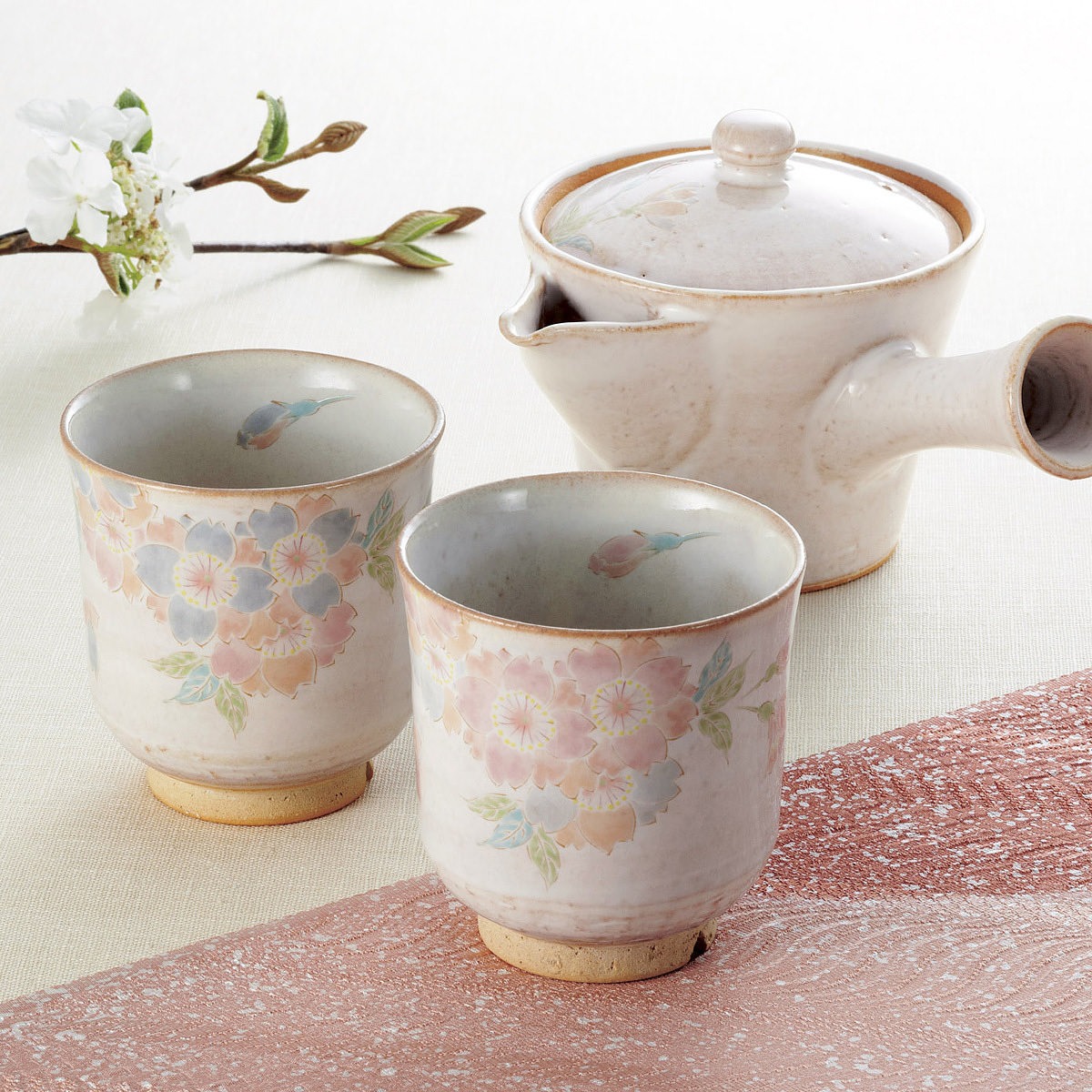 撫松庵 萩ざくら 茶の間揃 0