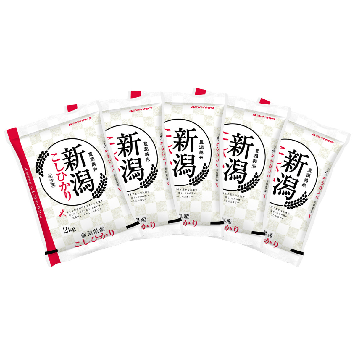 新潟県産コシヒカリ 2kg×5袋 合計10kg
