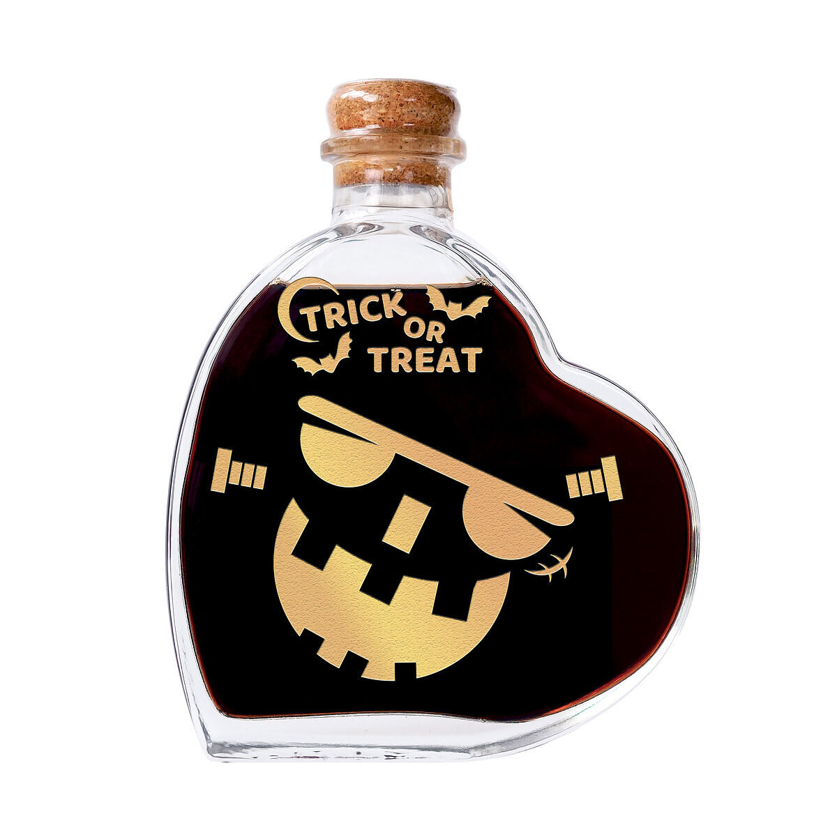 ハロウィン ハート ワインボトル フランケン