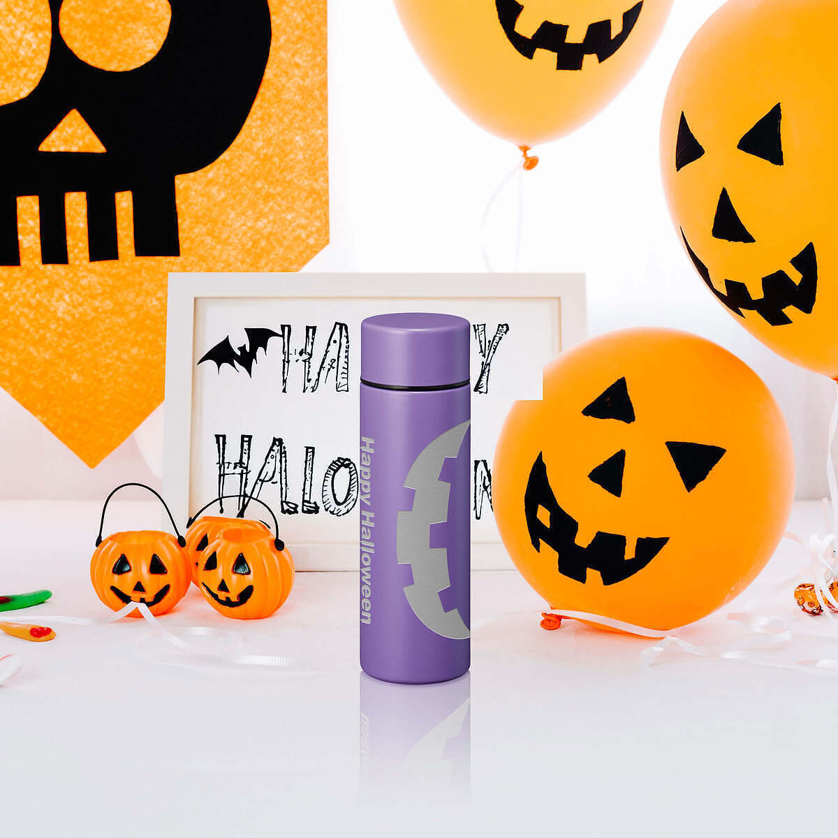 ハロウィン ポケット マイボトル オレンジ 4