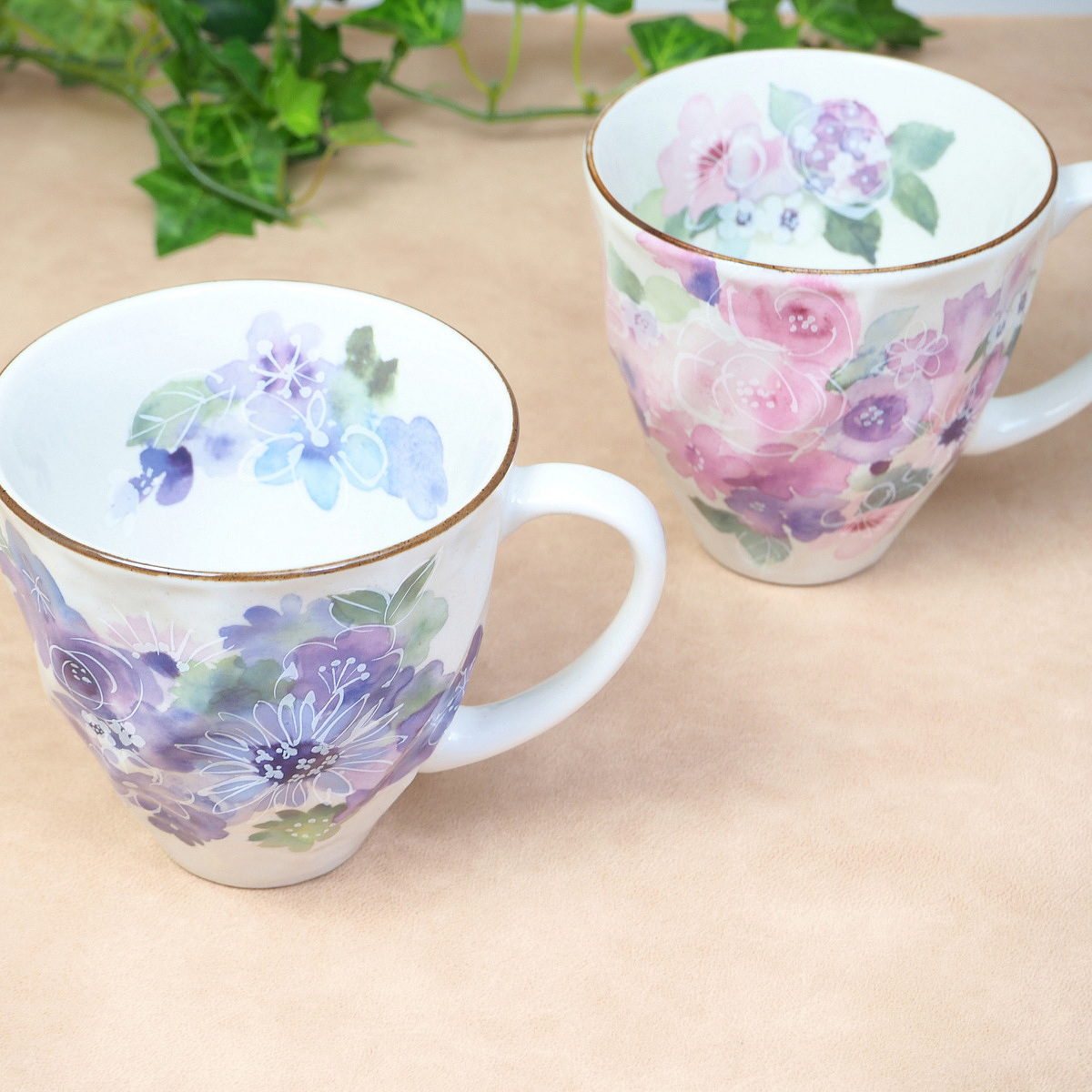 花工房 ペアマグカップ (箱膳) 13
