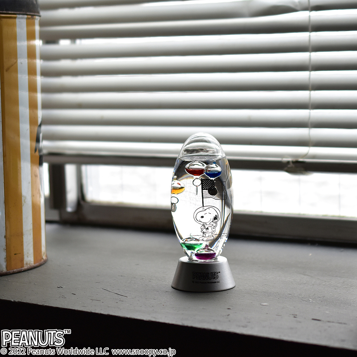 ピーナッツ スヌーピー ガラスフロート温度計 アストロノーツ 4