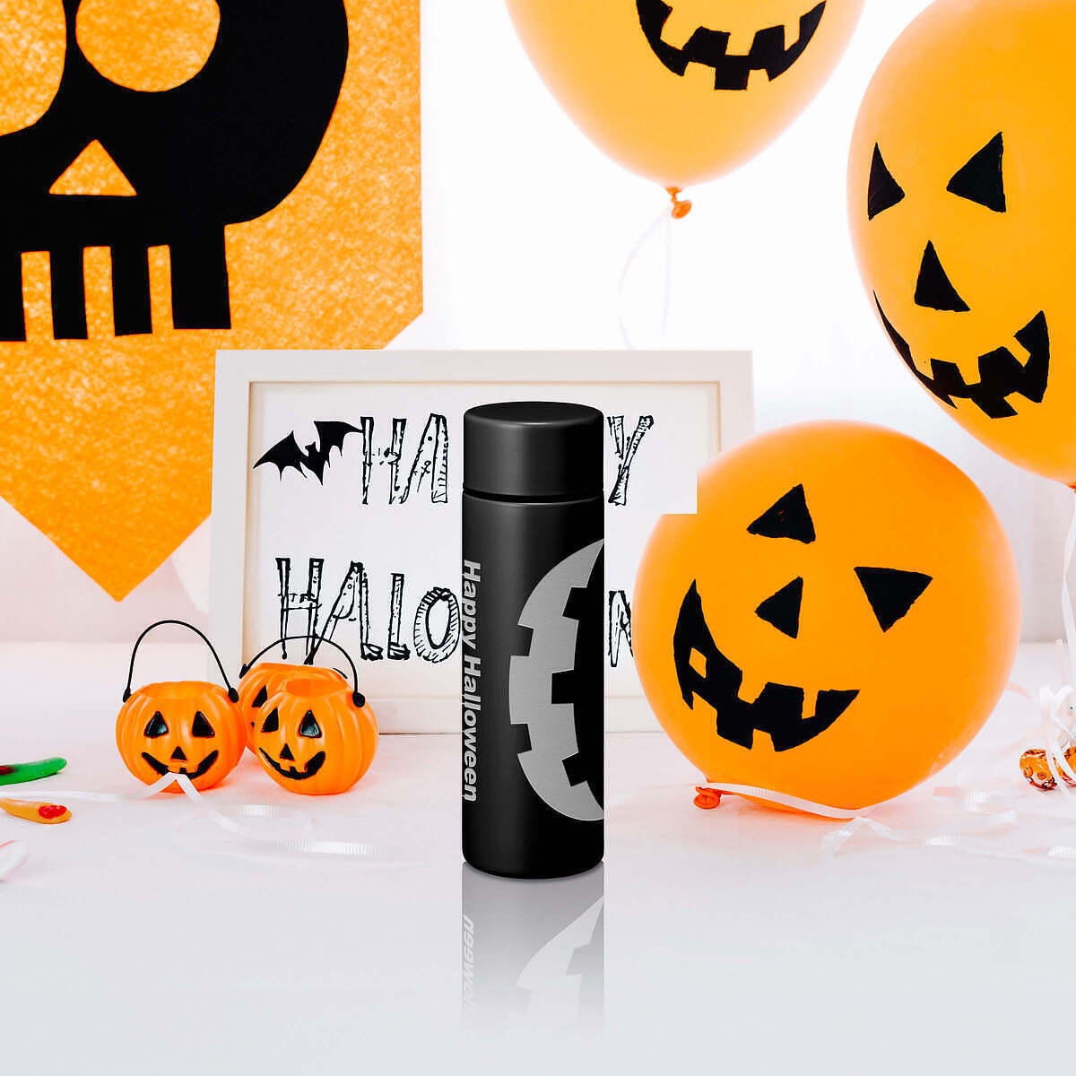 ハロウィン ポケット マイボトル オレンジ 7