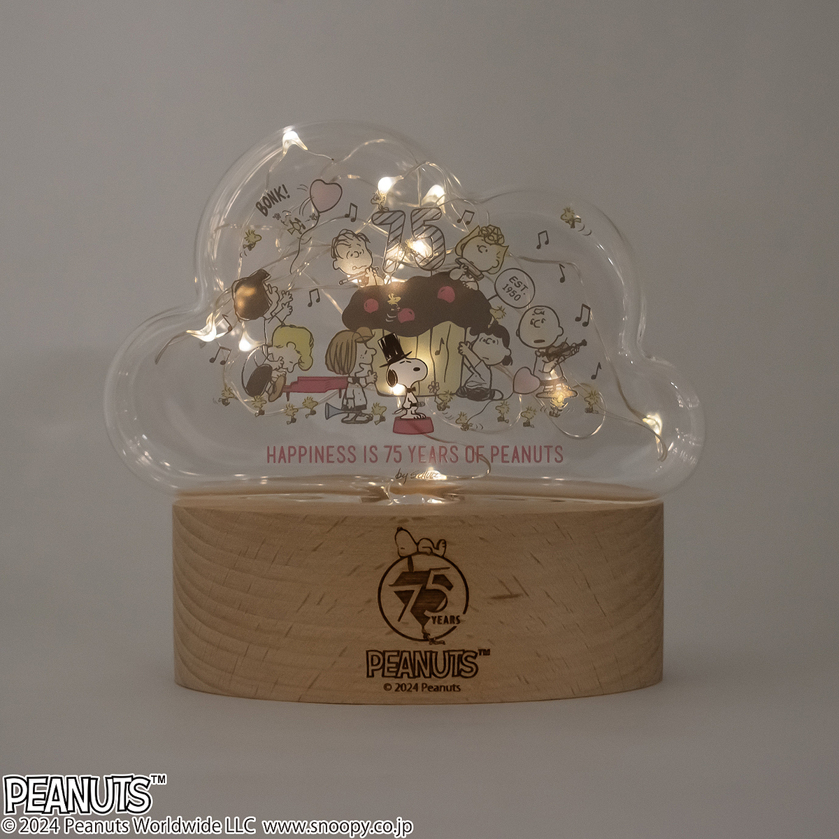 ピーナッツ スヌーピー LEDライト クラウド Love NATURE 15