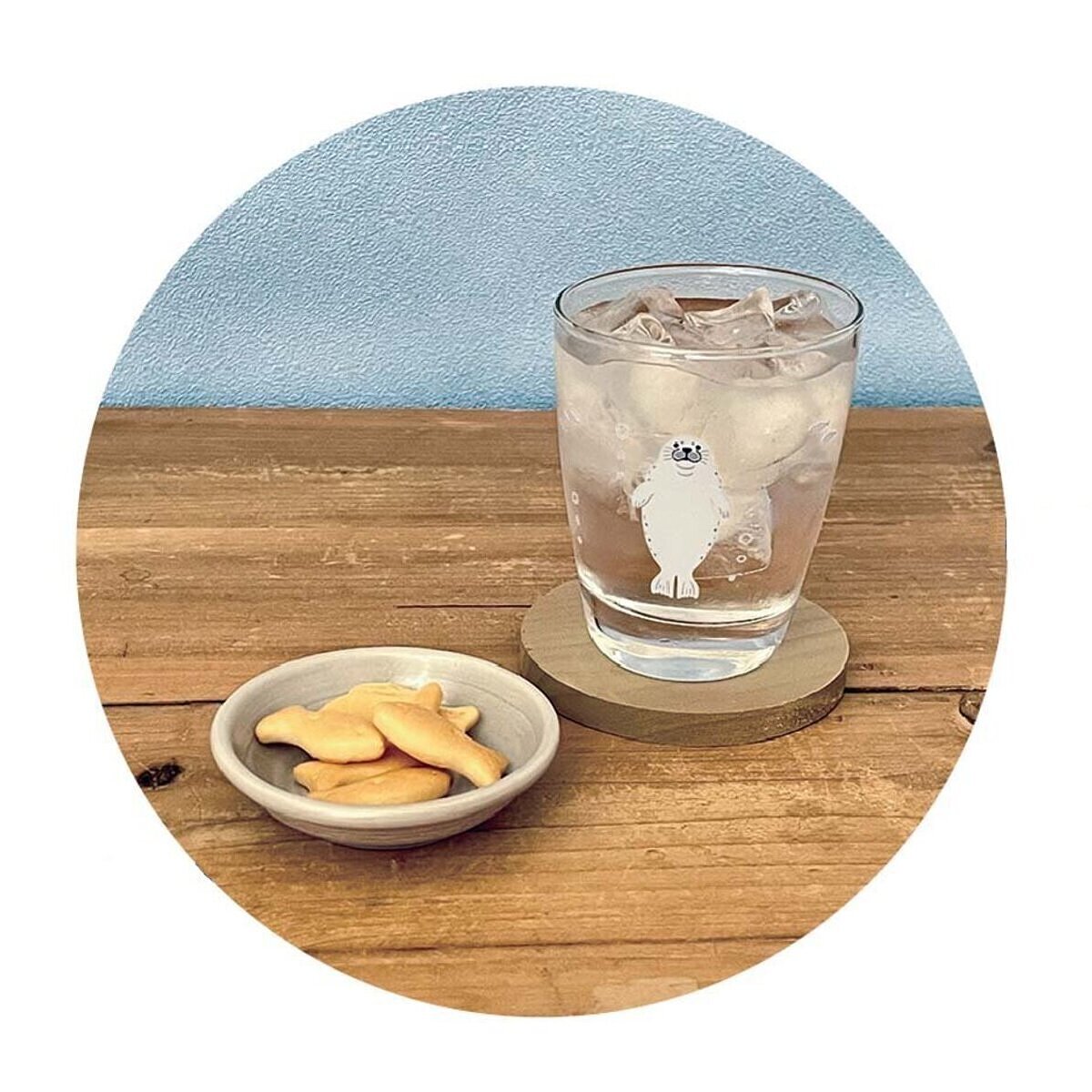 水槽グラス  シロクマ 1