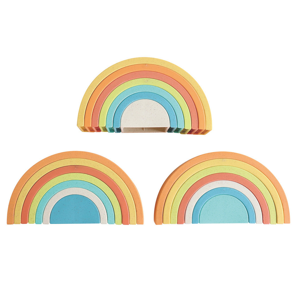 ecomugi ( エコムギ ) STACKING TOWER RAINBOW スタッキングタワーレインボー 6