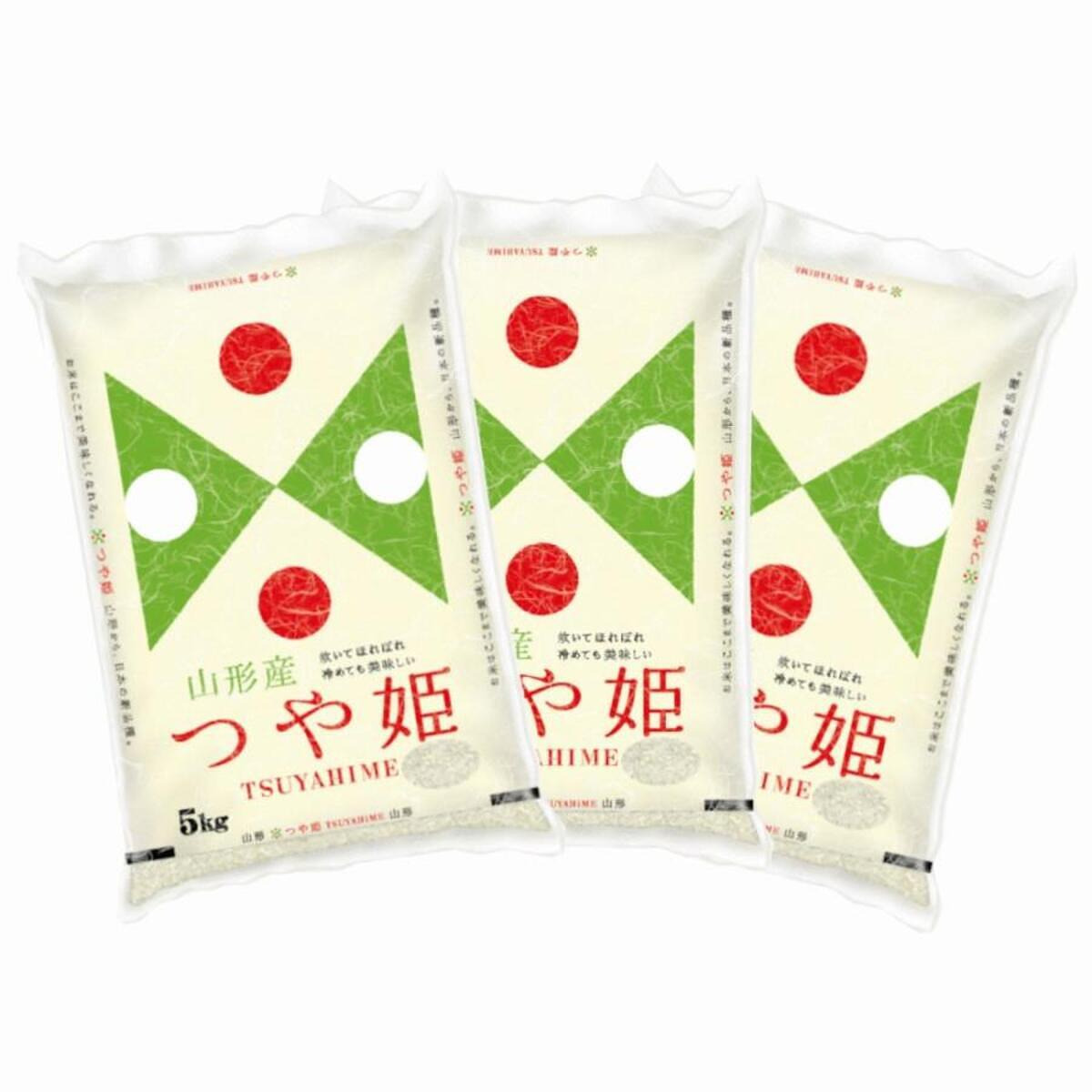 山形県産つや姫 5kg×3袋 合計15kg