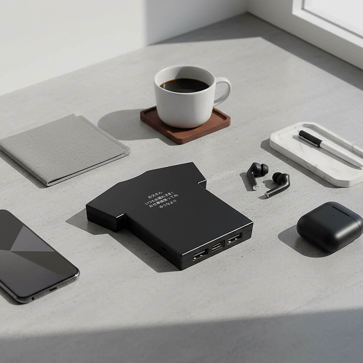 モバイルチャージャー Ｔシャツ ホワイト 9