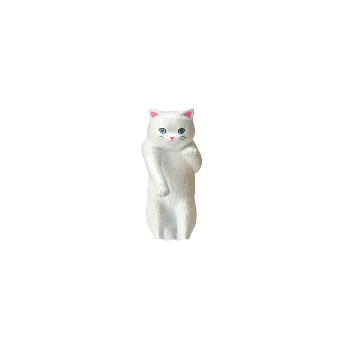 じゃれ猫水草鉢 白 0