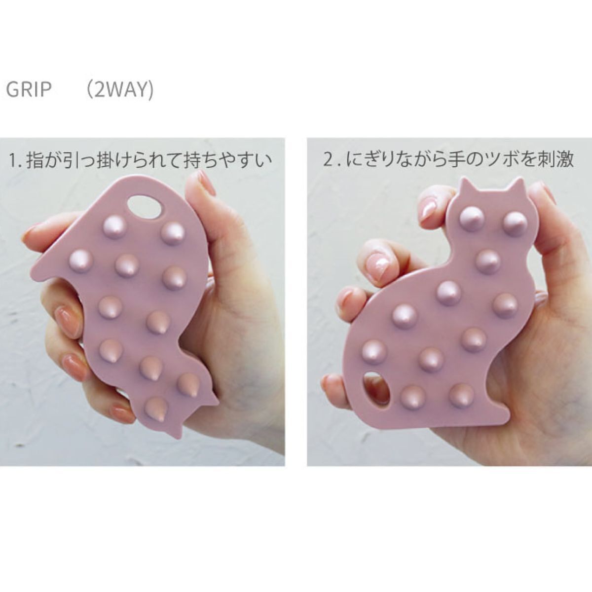 クーラ スカルプブラシ キャット ピンク 5