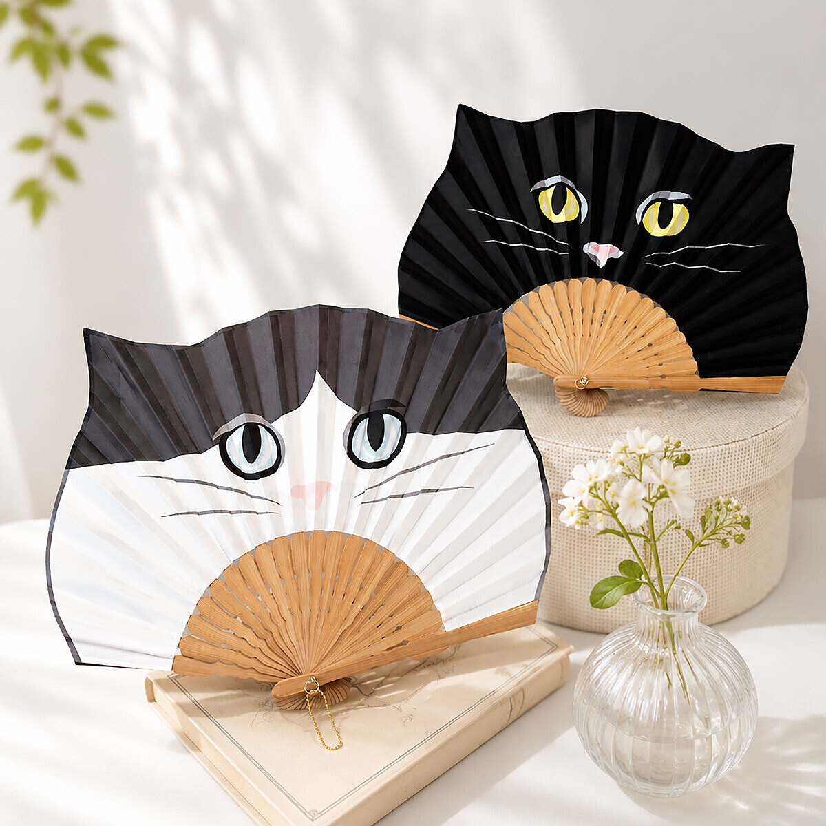 Natti Cat 扇子 HACHI 1