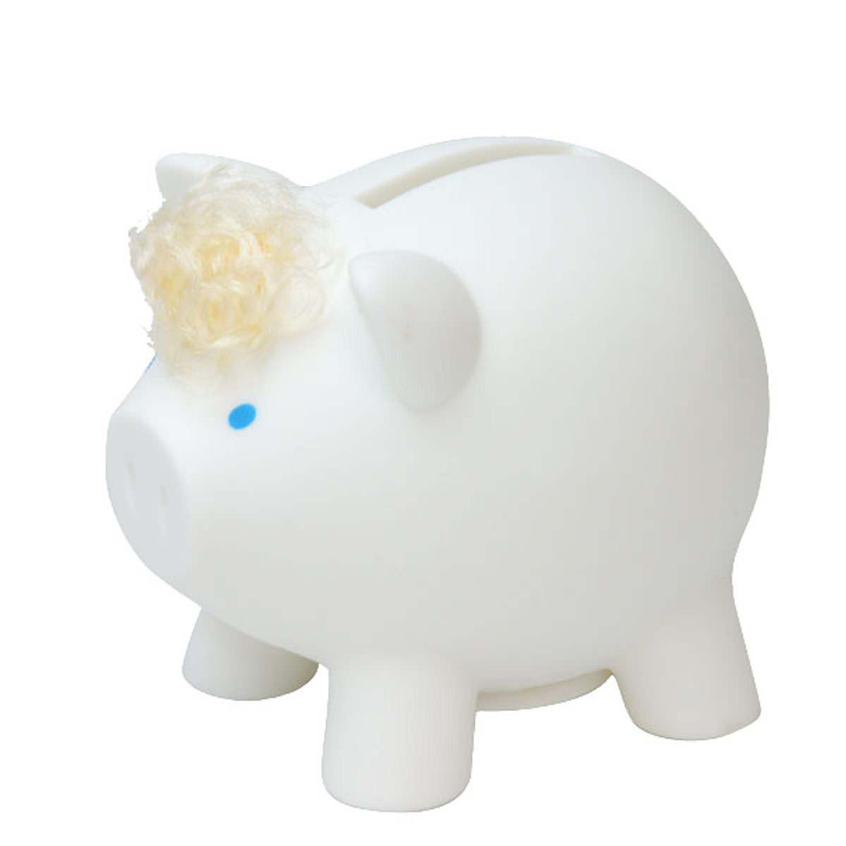 コインバンク ブタ ホワイト [ 2-U ]