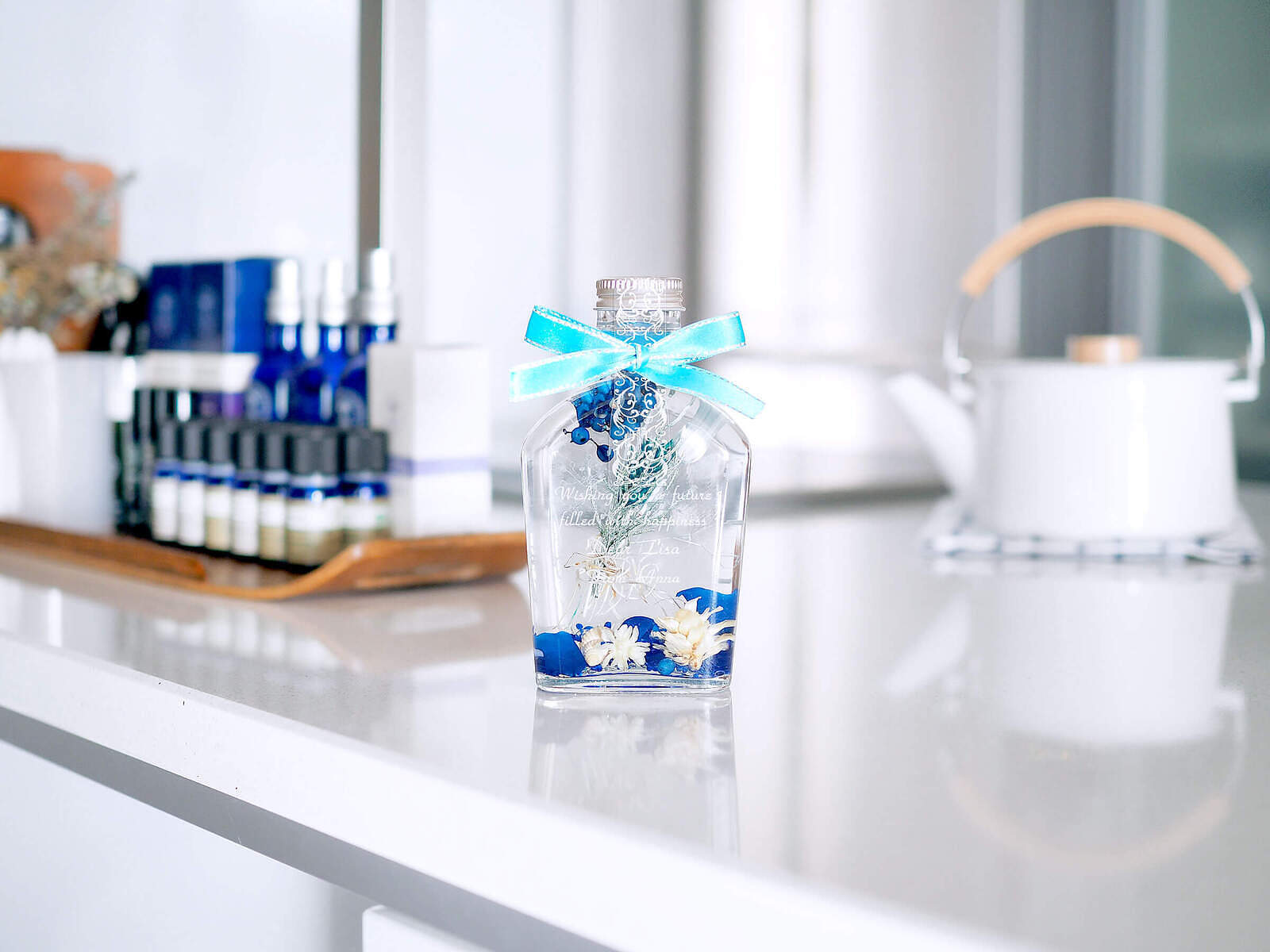 すぐに飾れて、長く楽しめるプリザーブドフラワーの新築祝い