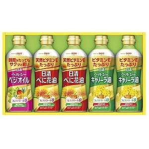 日清オイリオ べに花油＆ヘルシーオイルギフト PTP-25 名入れ可能