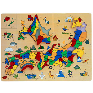 日本地図パズル 名入れ可能