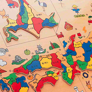 木箱日本地図パズル 1