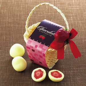 ストロベリーチョコバスケット 名入れ可能