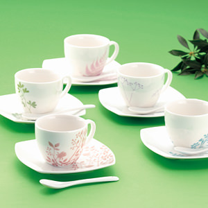 Foret 5客コーヒーセット 名入れ可能