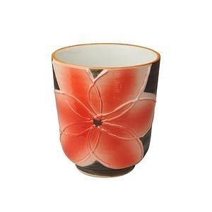 馬場工房 艶花 コップ 黒 名入れ可能