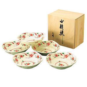 赤絵万暦 煮物鉢 名入れ可能