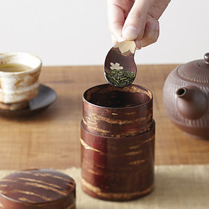 樺細工 長方形盆 市松 4