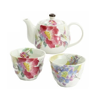 花みさき ポット茶器 名入れ可能