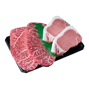 石垣牛・あぐー豚 ステーキセット 600g 名入れ可能