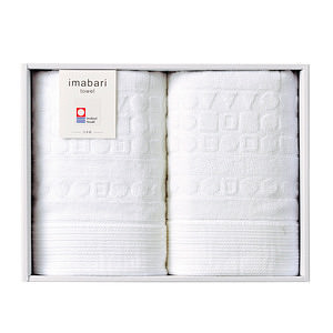 imabari towel 四国巡白 曼陀羅 フェイスタオル2P 名入れ可能