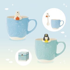 浮き輪スプーン＆海中マグ シロクマ 1