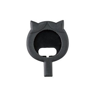 チャージャーカバー きぐるみ 黒猫 名入れ可能