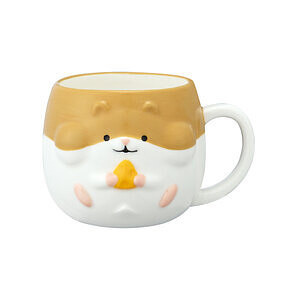 はむころん ころりんハムマグ ブラウン 名入れ可能