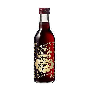 クリスマスサンタボトル 赤ワイン 名入れ可能